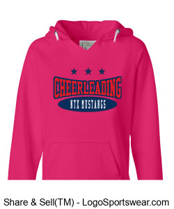 Pink Cheerleading Hoodie Design Zoom